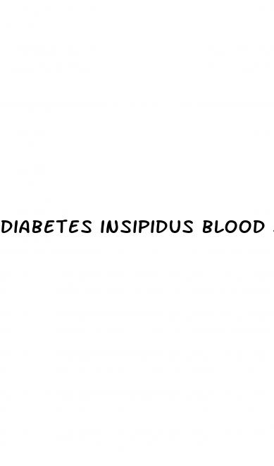 diabetes insipidus blood sugar levels