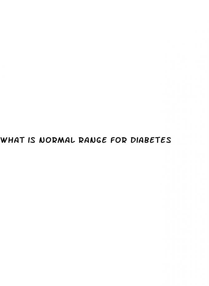 what is normal range for diabetes
