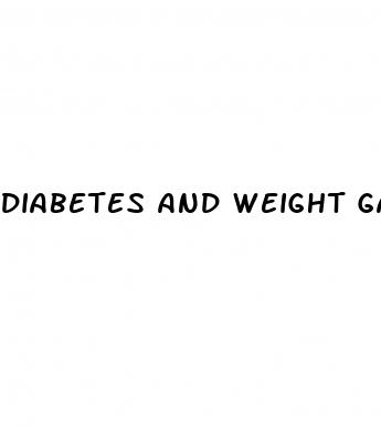diabetes and weight gain