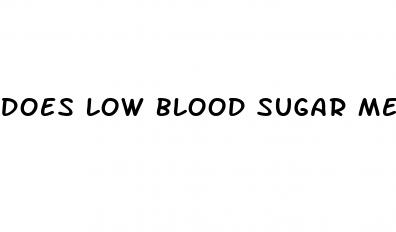does low blood sugar means diabetes