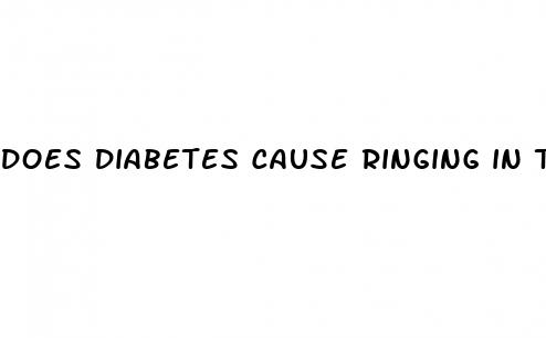 does diabetes cause ringing in the ears