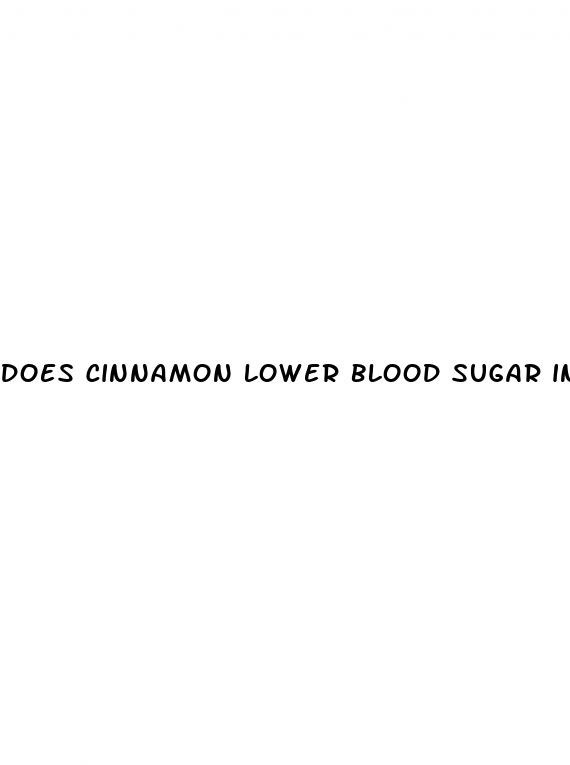 does cinnamon lower blood sugar in type 1 diabetes