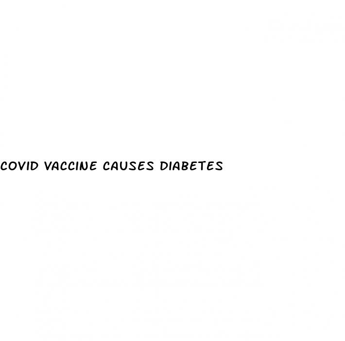 covid vaccine causes diabetes