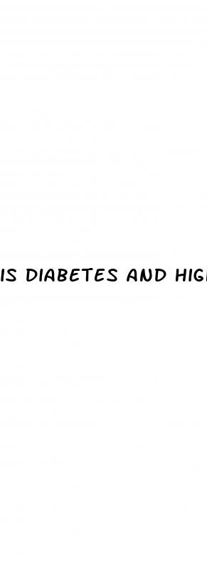 is diabetes and high blood sugar the same