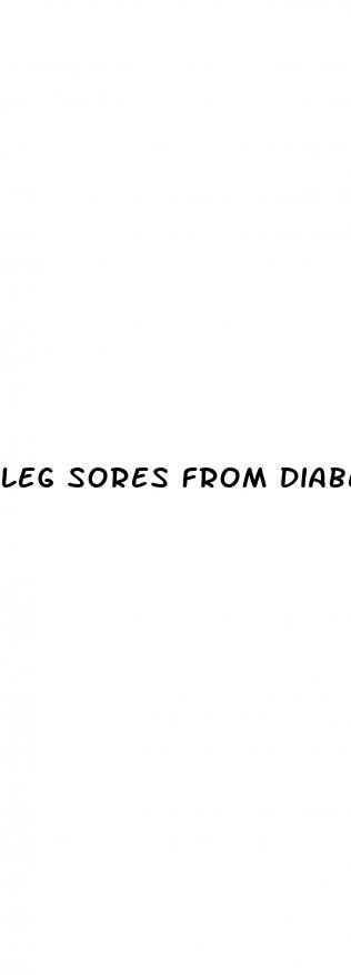 leg sores from diabetes