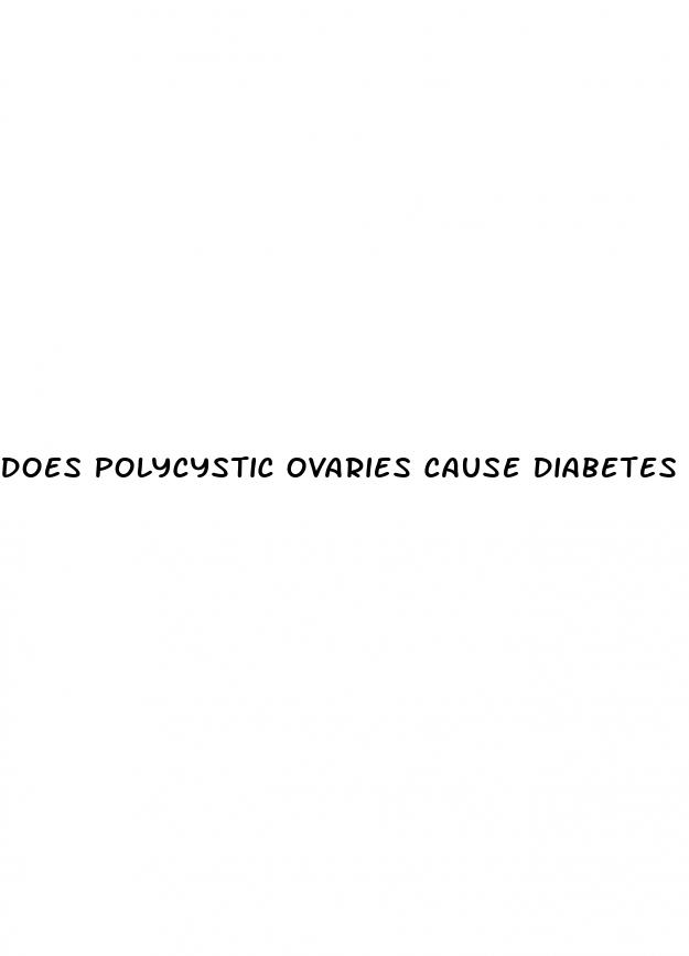 does polycystic ovaries cause diabetes