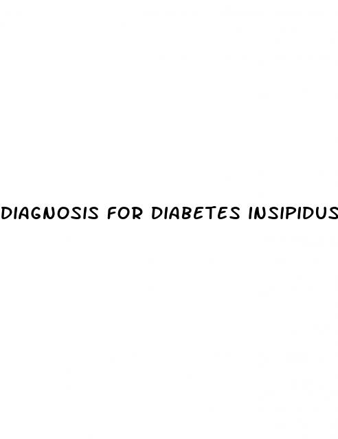 diagnosis for diabetes insipidus