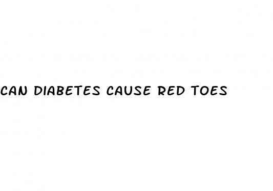 can diabetes cause red toes