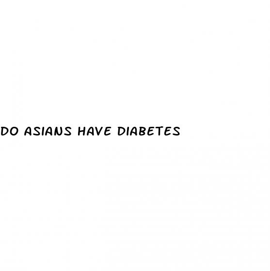 do asians have diabetes