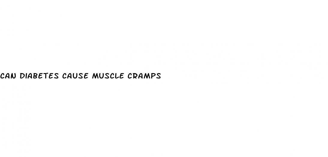can diabetes cause muscle cramps