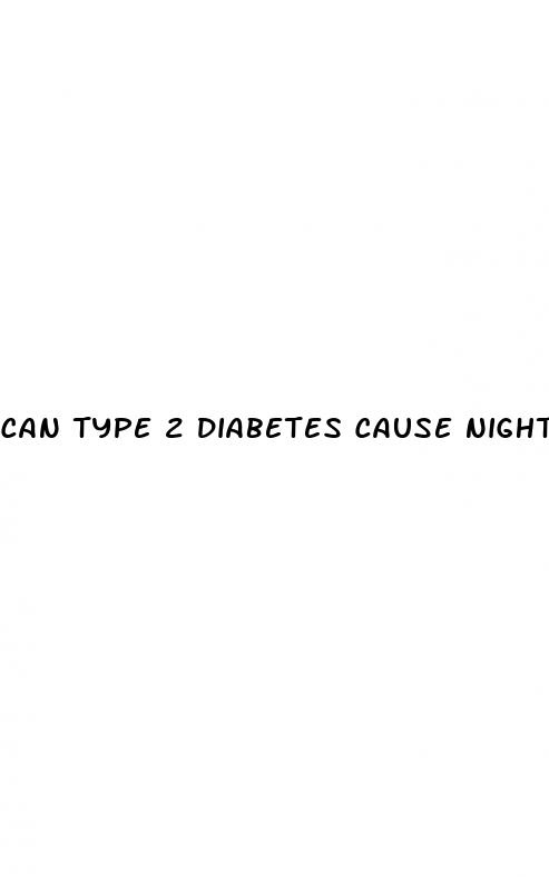 can type 2 diabetes cause night sweats