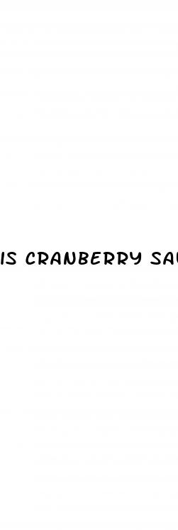 is cranberry sauce good for diabetes