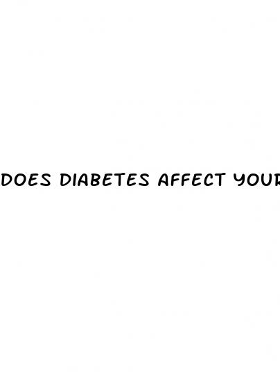 does diabetes affect your eyesight