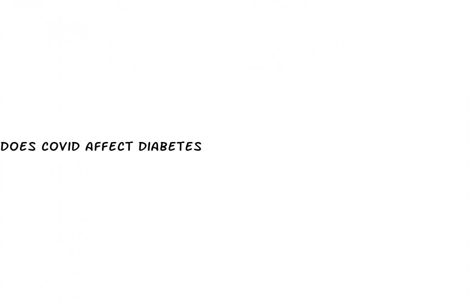 does covid affect diabetes