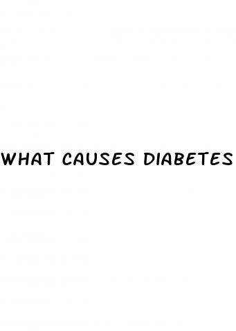 what causes diabetes mellitus