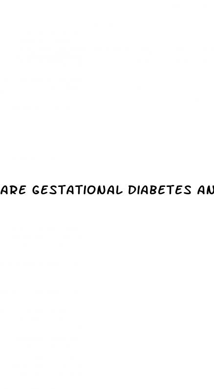 are gestational diabetes and preeclampsia related