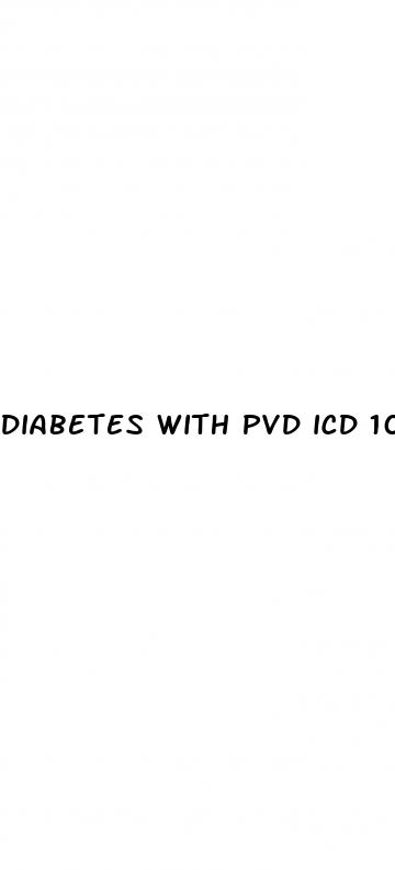 diabetes with pvd icd 10