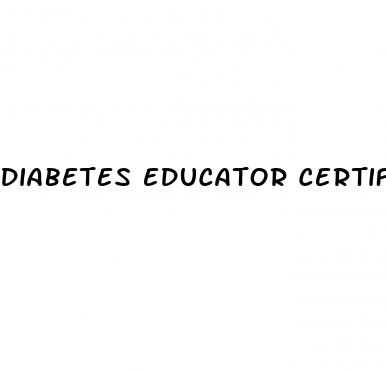 diabetes educator certification course online