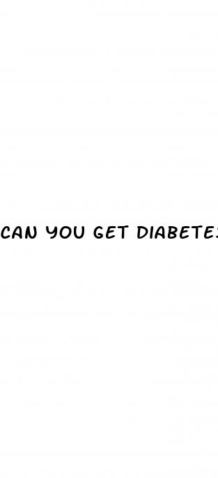 can you get diabetes in a year