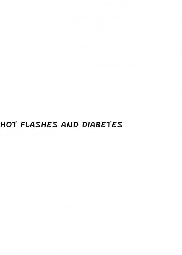 hot flashes and diabetes