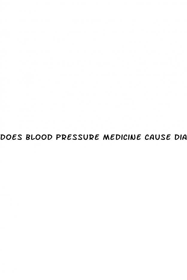 does blood pressure medicine cause diabetes