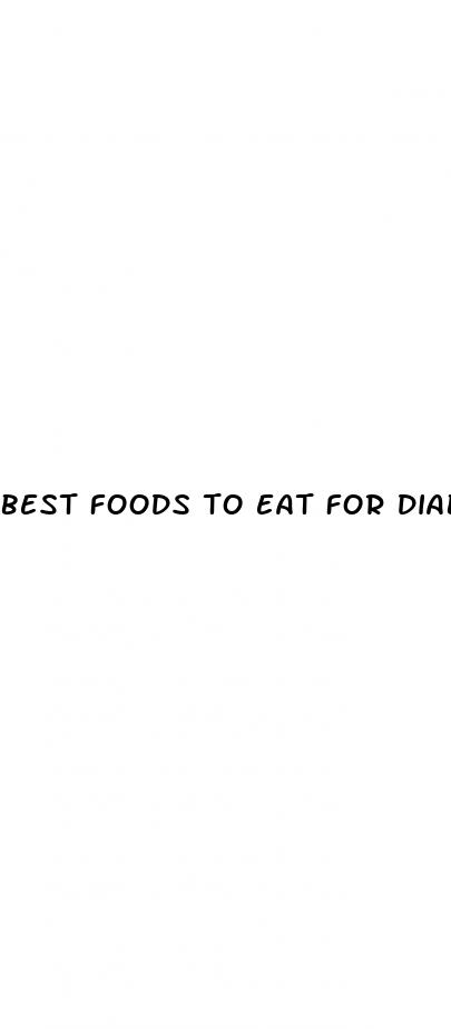 best foods to eat for diabetes