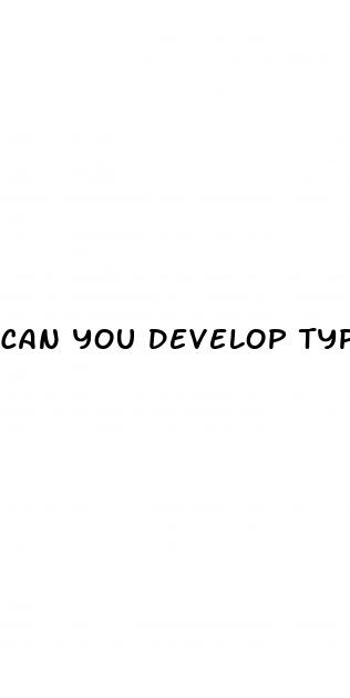 can you develop type 2 diabetes in a year