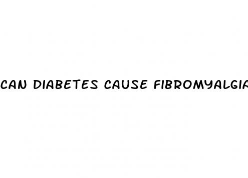 can diabetes cause fibromyalgia