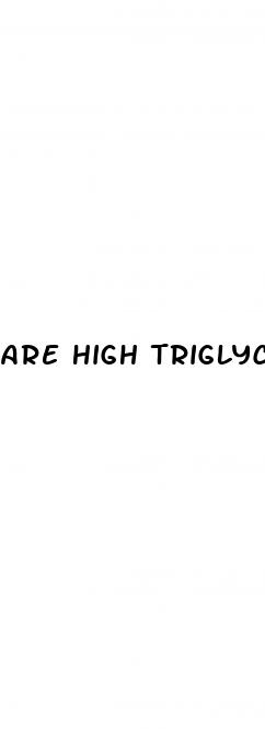 are high triglycerides a sign of diabetes
