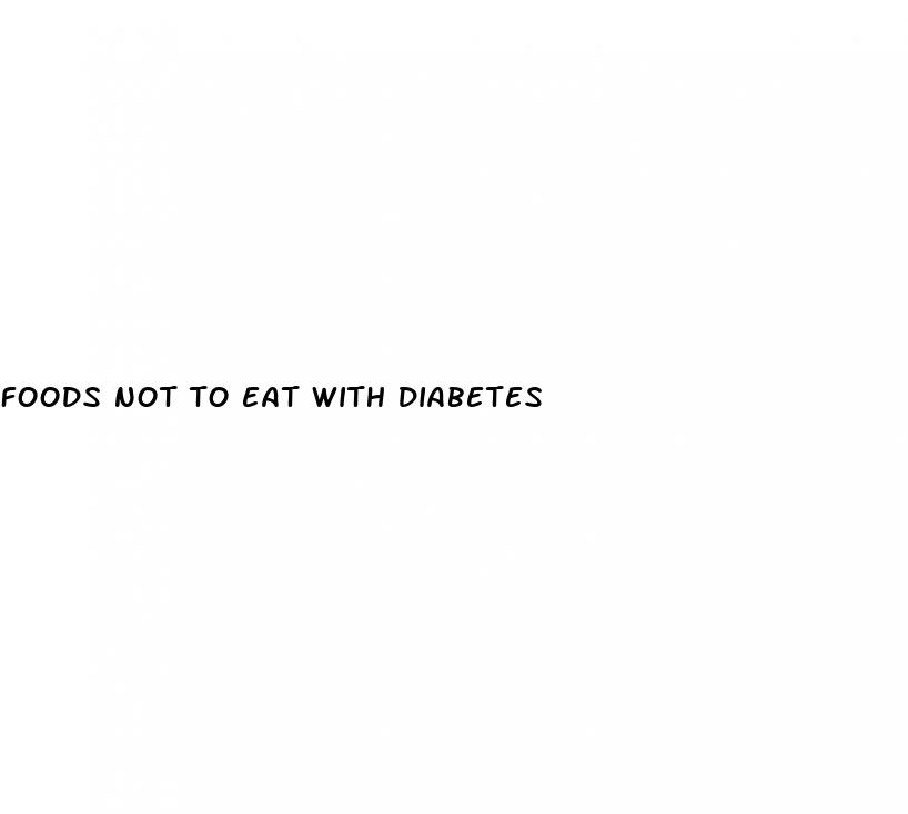 foods not to eat with diabetes