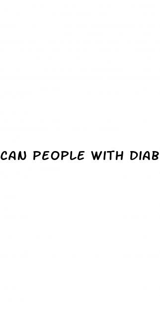 can people with diabetes donate plasma