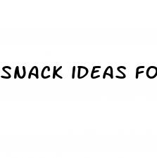 snack ideas for diabetes