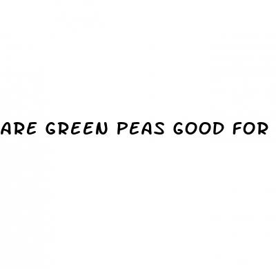 are green peas good for diabetes