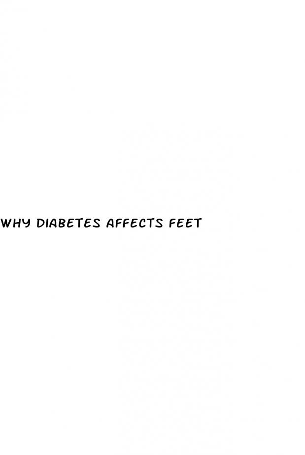 why diabetes affects feet