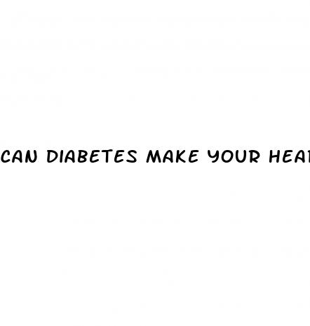 can diabetes make your heart rate go up