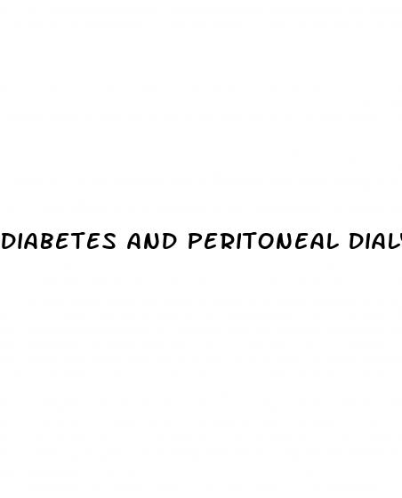 diabetes and peritoneal dialysis