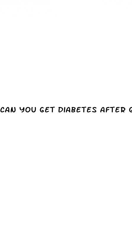 can you get diabetes after gastric bypass