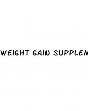 weight gain supplements for diabetes