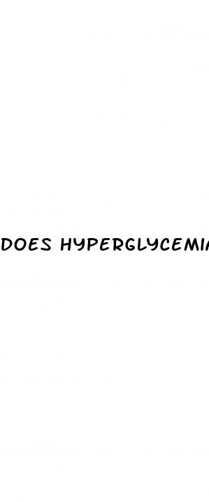 does hyperglycemia lead to diabetes