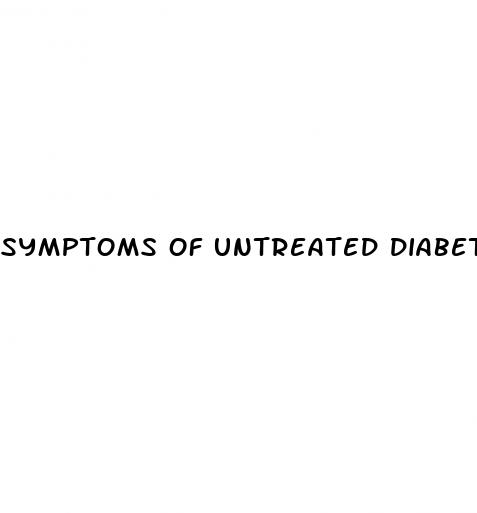 symptoms of untreated diabetes