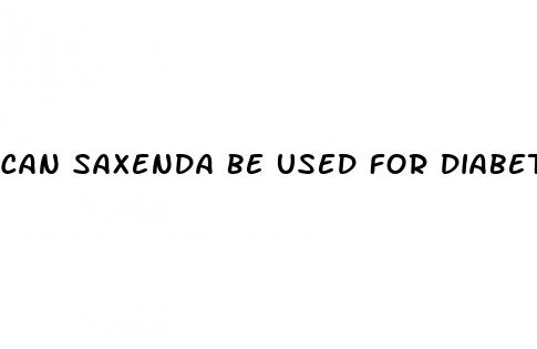 can saxenda be used for diabetes