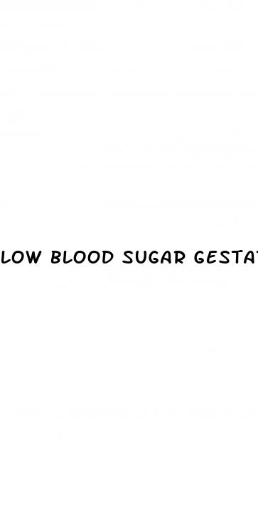 low blood sugar gestational diabetes
