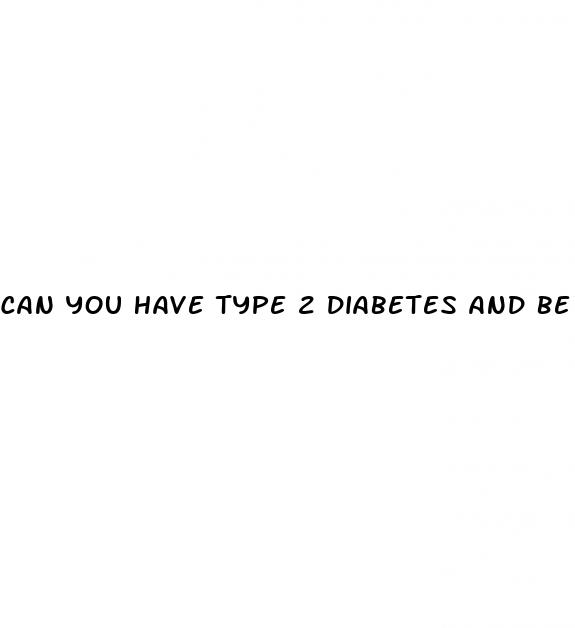 can you have type 2 diabetes and be skinny