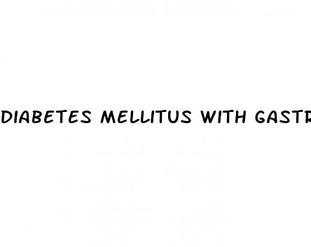 diabetes mellitus with gastroparesis icd 10