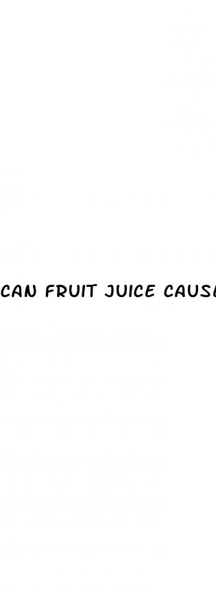 can fruit juice cause diabetes