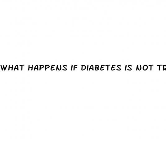 what happens if diabetes is not treated