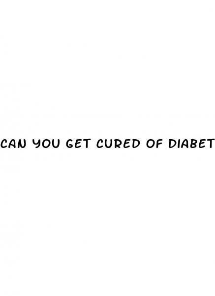 can you get cured of diabetes