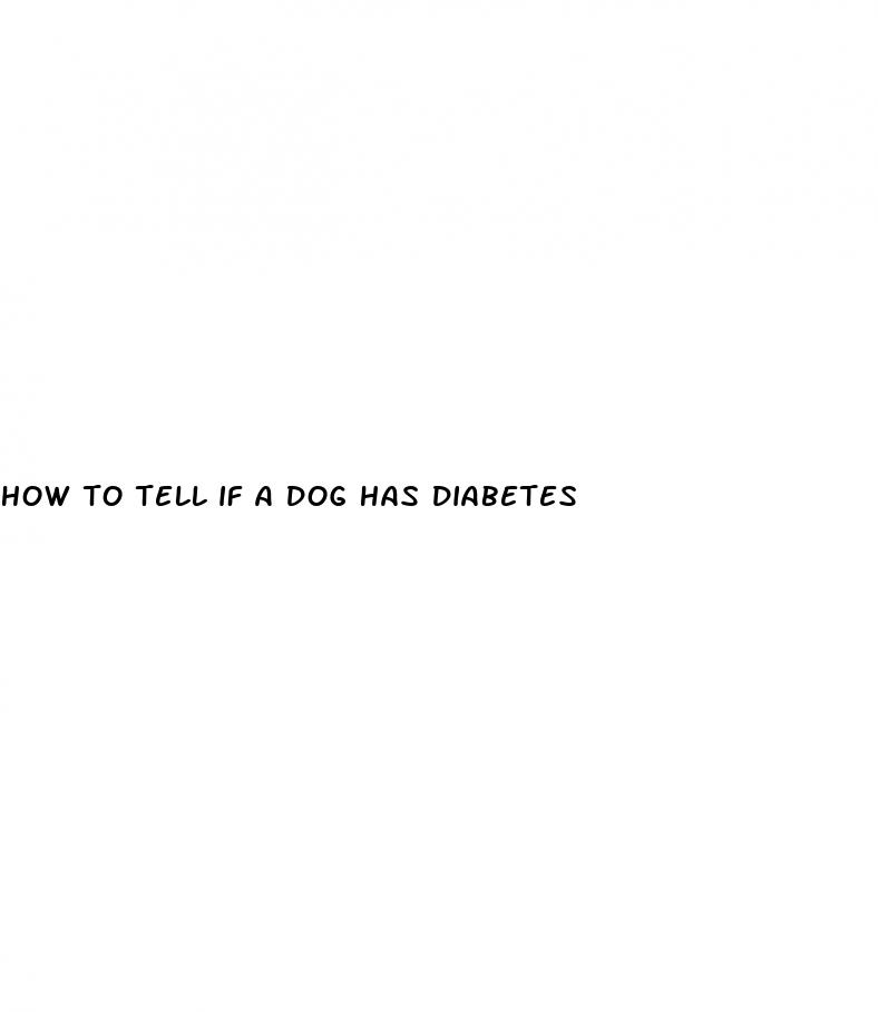 how to tell if a dog has diabetes