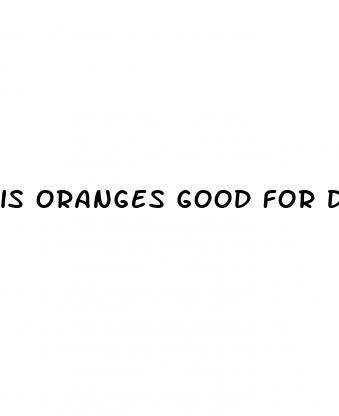is oranges good for diabetes