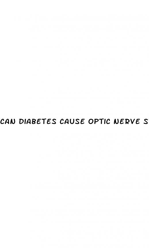 can diabetes cause optic nerve swelling